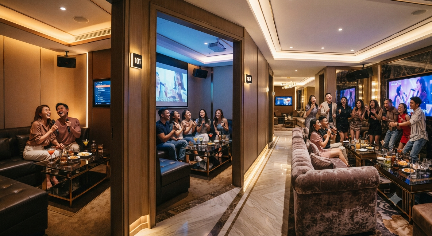 Lựa chọn phòng KTV riêng theo từng quy mô nhóm